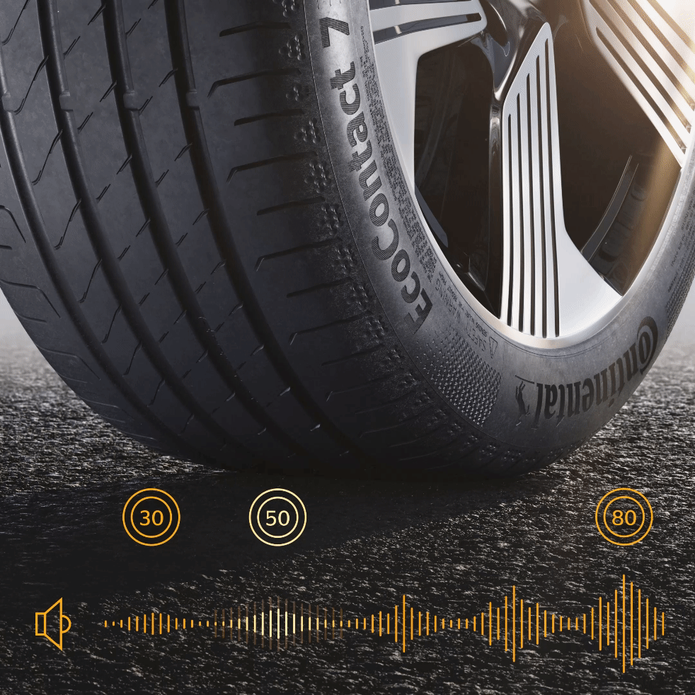 CONTINENTAL EcoContact 7 | Низкий уровень шума при качении и повышенный комфорт