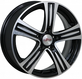 Диск литой 15x6.0 5x112 ET43 d66.6 iFree S.U. Блэк Джек